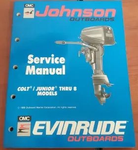 507870 Omc Johnson Evinrude Service Manual P/n Inch Es Colt Junior Thru 8 Models