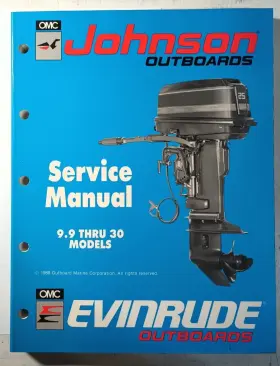 507871 1990 Johnson Evinrude Inch Es 9.9 Thru 30 Hp Outboard Service Manual