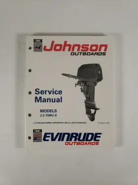 507945 Inch Ei 2.3 Thru 8 Service Manual Johnson Evinrude Omc P/n 1990