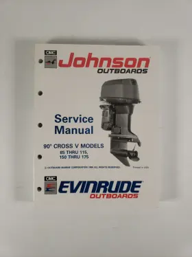 507949 Inch Ei 90 Cv Service Manual 85-115 150-175 Johnson Evinrude P/n 1990