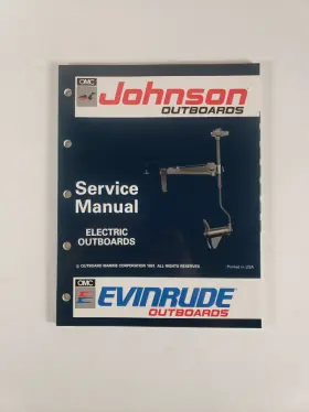 508140 Inch En Electric Outboards Service Manual Johnson Evinrude P/n 1991