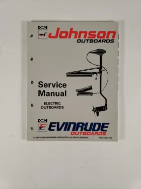 508280 Inch Et Electric Outboards Service Manual Johnson Evinrude P/n 1993