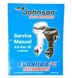 520204 1998 Johnson Evinrude Inch Ec 9.9 Thru 30 Hp 2-cylinder Oem Service Manual