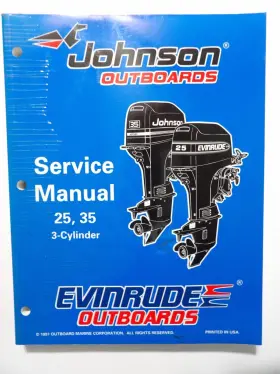 520205 1997 Omc Johnson Ec 25 35 - 3 Cylinder Service Manual
