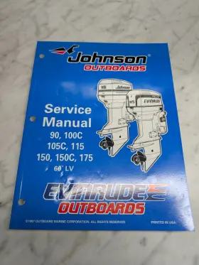 520210 Omc Johnson Evinrude Service Manual Inch Ec 60 Lv 90 100c 105c 115 150c 175 Hp