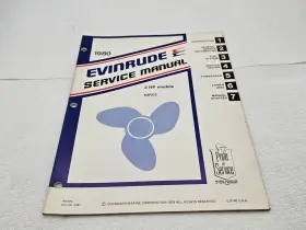 5487 1980 Omc Service Shop Repair Manual 2 Hp Models E2 #5487 Oem Factory - Read