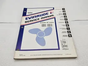 5493 1980 Omc Evinrude Johnson Service Manual 50 55 60 Hp E50 E55 E60 #5493 - Read