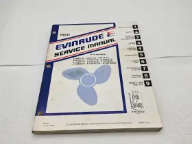 5495 1980 Omc Evinrude Johnson Service Manual 85 100 115 140 Hp V-4 Models #5495 -rd