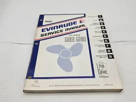 5496 1980 Omc Evinrude Johnson Service Manual 150 175 200 235 Hp V-6 Models #5496 -rd