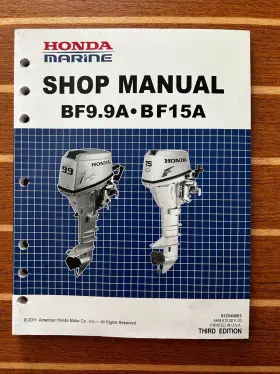 61zv400e3 2011 E Honda Outboard Shop Service Manual Bf9.9a - Bf15a 2012