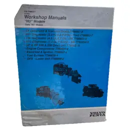 7788850-1 Volvo Penta Workshop Manual Set Inch Hu Models Early Nc P/n