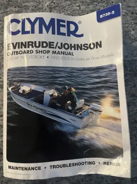 B735-2 780892879298 1995-2003 Clymer Evinrude And Johnson 2-70 Hp Two Stroke Service Manual