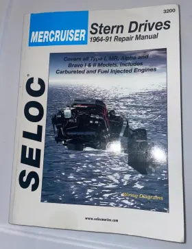 780893300050 Mercruiser Stern Drive Repair Manual 1964-1991 Selco 3200 With Wiring Diagrams