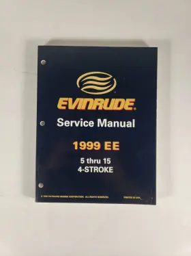 787022 1999 Inch Ee 5 Thru 15 4-stroke Service Manual Evinrude P/n