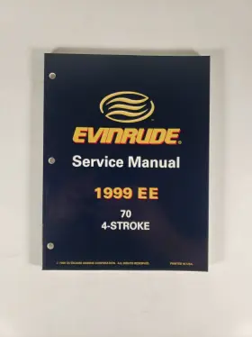 787023 1999 Inch Ee 70 4-stroke Service Manual Evinrude Outboards P/n