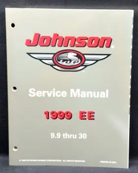 787028 1999 Johnson Ee 9.9 Thru 30 Hp Models Oem Service Manual P/n Exc