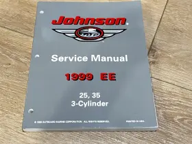 787029 1999 Johnson Ee 25 35 Hp 3 Cylinder Service Manual - Used