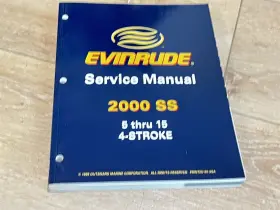 787060 2000 Evinrude Ss 5 Thru 15 Hp 4-stroke Service Manual - Used