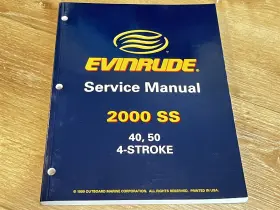 787061 2000 Evinrude Ss 40 50 Hp 4-stroke Service Manual - Used