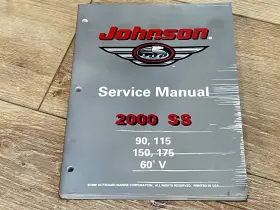 787070 2000 Johnson Evinrude 90 115 150 175hp Service Manual Ss 60 V