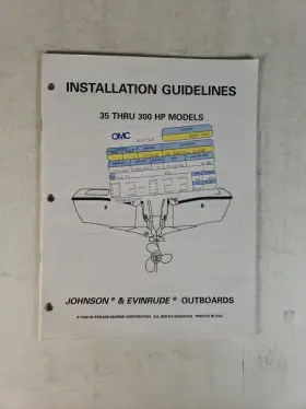 787078 1999 Johnson And Evinrude Installation Guidelines 35 Thru 300 Hp Models
