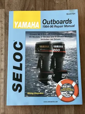 18-01701 808282175443 Sierra Seloc Manual Yamaha Outboards 84-96 #18-01701