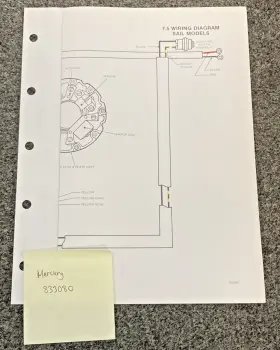833080 New Replaces Mercury 7.5 Wiring Diagram Sail Models