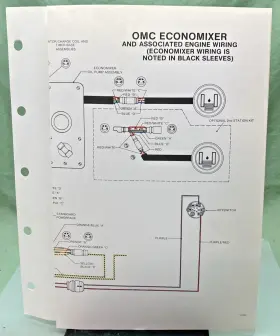 833085 New Genuine Omc Economixer And Associated Engine Wiring Diagram