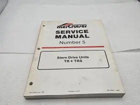 90-12935 Mercury Mercruiser Service Manual #5 Stern Drive Units Tr Trs #90-12935 -read