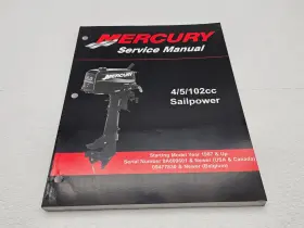 90-17308r02 Mercury Service Manual 4 5 102cc Sailpower Start 1987 Publ 2003