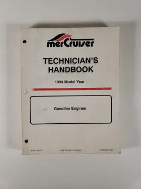 90-806535940 Mercruiser Technician Handbook 1994 Model Year Gasoline Engines P/n