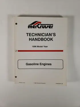 90-806535960 Mercruiser Technician Handbook 1996 Model Year Gasoline Engines P/n