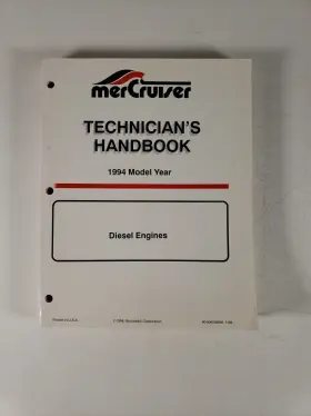 90-806536940 Mercruiser Technicians Handbook 1994 Model Year Diesel Engines P/n