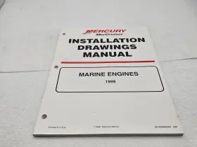 90-806696990 1999 Mercury Mercruiser Installation Drawings Manual Marine Engines - Read