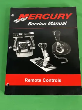 90-814705r03 Mercury Service Manual Remote Controls P/n December 2006