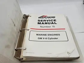 90-816463 Mercury Mercruiser #15 Gm V8 Cylinder Marine Engines V-8 Service Manual - Read