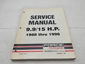 90-823264 1996 1995 1994 1993 1992 1991 1990 1989 1988 Force Outboards Manual 9.9 15 Hp