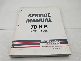 90-823266 1995 1994 1993 1992 1991 Force Outboards Service Repair Manual 70 Hp