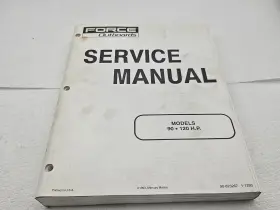 90-823267 Force Outboards 90 120 Hp Service Shop Manual Published 1993 - Read