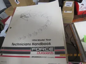 90-823871940 Force Outboards Technicians Handbook 1994 Model Year Fbl