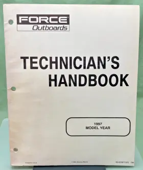 90-823871970 New Genuine Force Outboards Technicians Handbook 1997