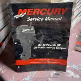 90-826883r03 Mercury Manual 20 Jet 25 Hp Marathon Seapro Start 1994 Pub 2002