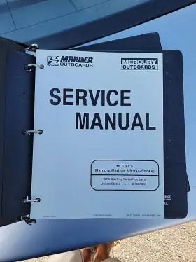 90-827857r1 Mariner Outboards Service Manual Models Mercury 8/9.9 4-stroke P/n