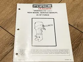 90-828625 1994 Force Outboards New Model Service Manual 25 Hp