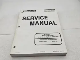 90-828631r2 Mercury Manual Mariner Outboards 40 45 50 Bigfoot 4-stroke P/n#
