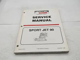 90-831996 Mercury Marine Manual Sport Jet 90 120 95xr 120xr Pub 1996 - P/n #