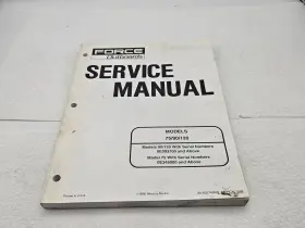 90-832749r2 Force Outboards Service Manual 75 90 120 Hp Published 1998 - Read