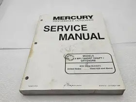 90-840151 Mercury Mariner 2.5 Efi Short Shaft Offshore Service Manual Pub 1998