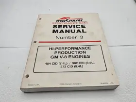 90-848294 Mercruiser #3 Production Gm V8 Engines 454 502 572 Cid 7.4 8.2 9.4 #