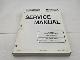 90-857046 Mercury Manual Mariner Outboards 30 40 4-stroke Pub 1998 P/n #